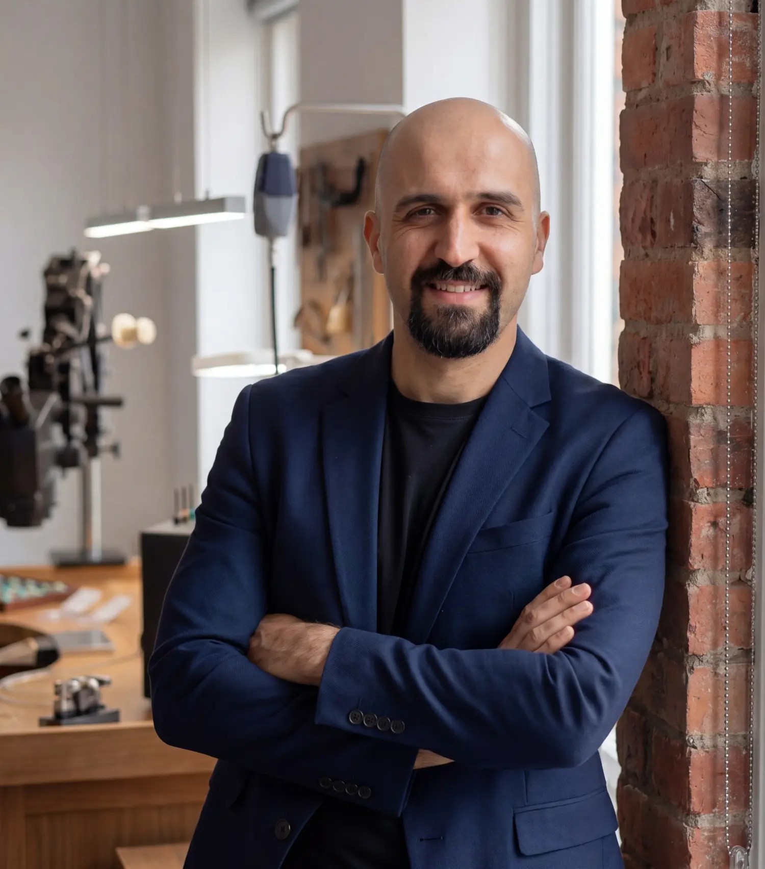 Hamed Arab, in-house bespoke consultant at the workbench